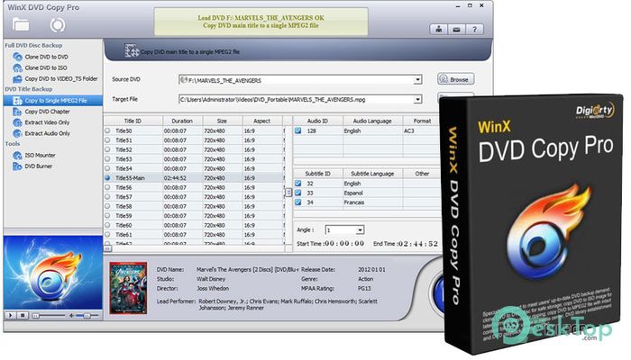  تحميل برنامج WinX DVD Copy Pro 3.9.6 برابط مباشر