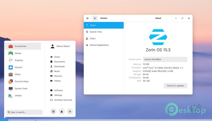 تحميل نظام Zorin OS برابط مباشر 