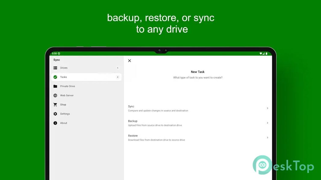 Télécharger Sync - Backup and Restore 1.0.17 APK MOD Gratuitement et Complet