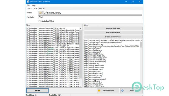  تحميل برنامج VovSoft URL Extractor 1.7 برابط مباشر