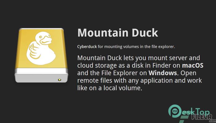  تحميل برنامج Mountain Duck 4.13.3.20855 برابط مباشر