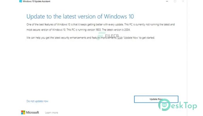 Windows 10 Update Assistant 1.4.19041.2183 Tam Sürüm Aktif Edilmiş Ücretsiz İndir