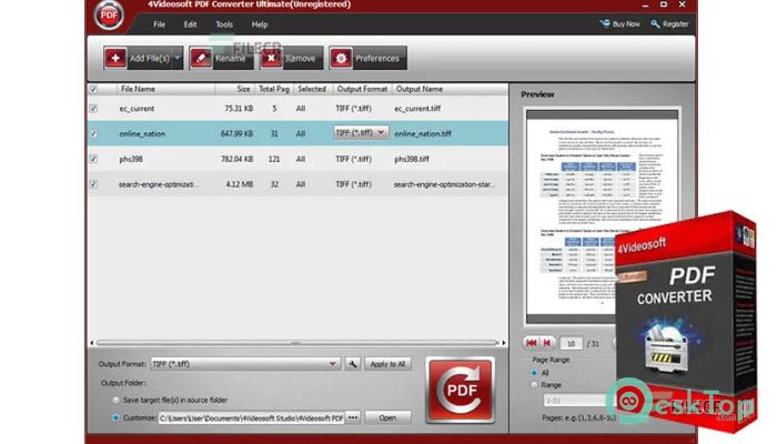  تحميل برنامج 4Videosoft PDF Converter Ultimate  3.3.22 برابط مباشر