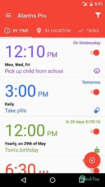 Alarms Pro 1.2.2 APK MOD Tam Ücretsiz İndir