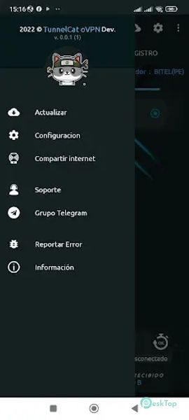TunnelCad oVPN 0.7 APK MOD Descarga gratuita completa