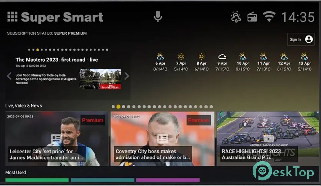 Super Smart TV Launcher LIVE 3.8.4 APK MOD 完整免费下载