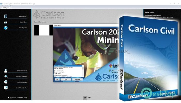Carlson Civil Suite 2021 build 200918 完全アクティベート版を無料でダウンロード