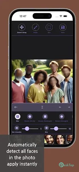 Blur & Mosaic - Auto Face 1.1.1 APK MOD تحميل مجاني كامل