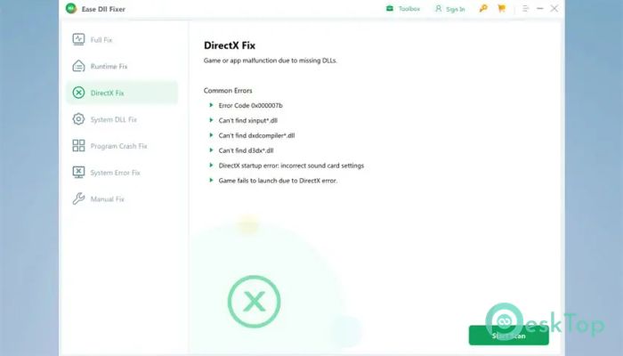 Download Ease DLL Fixer 1.0 Free Full Activated