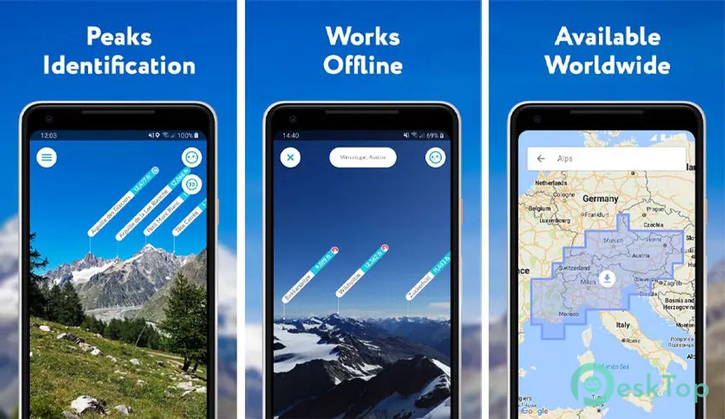 PeakVisor - 3D Maps & Peaks ID 2.8.71 APK MOD フル無料ダウンロード