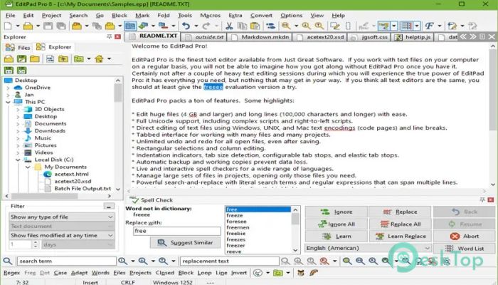 تحميل برنامج EditPad Pro 8.4.2 برابط مباشر