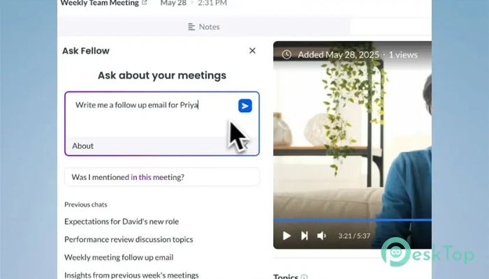 تحميل برنامج Fellow - AI Meeting Assistant 1.0 برابط مباشر