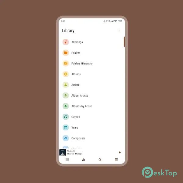 Luminous - Poweramp Skin 10.5.9 APK MOD Unlocked (Full) Free Download