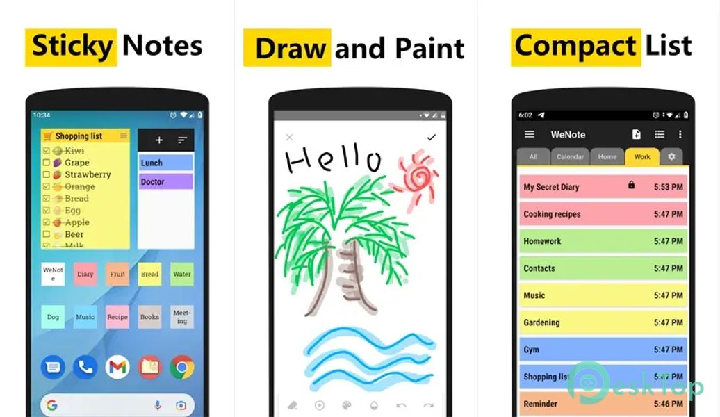 WeNote - Notes Notepad Notebook 6.21 APK MOD Полная бесплатная загрузка