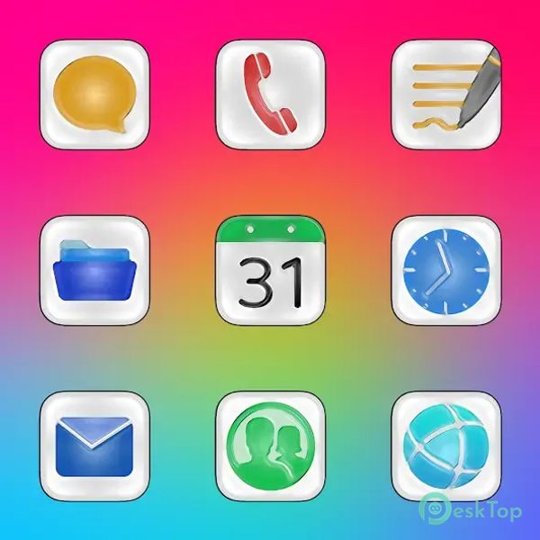 Glossy - Icon Pack 1.9 APK MOD تحميل مجاني كامل