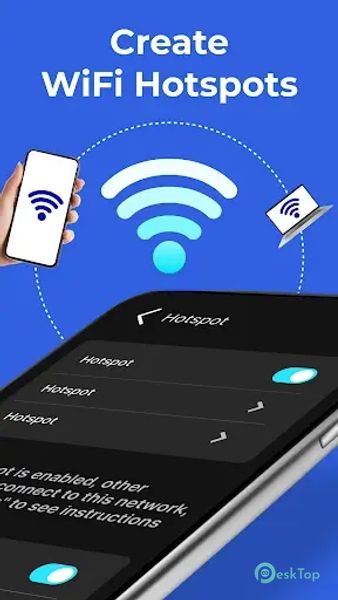 Wifi Hotspot - Speed Test 1.0.8 APK MOD Полная бесплатная загрузка