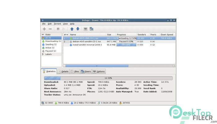 Download Deluge BitTorrent Client  2.1.0 Free Full Activated