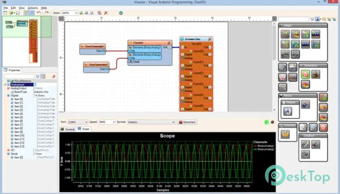 Visuino Pro 8.0.0.125 Tam Sürüm Aktif Edilmiş Ücretsiz İndir