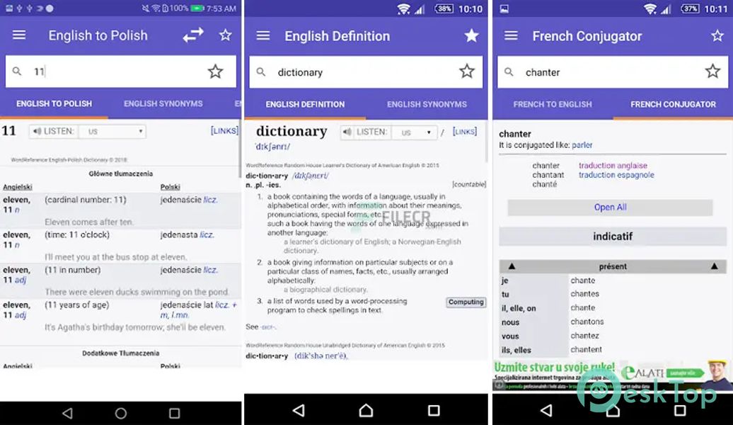 WordReference.com dictionaries 4.0.88 APK MOD Unlocked (Full) Free Download