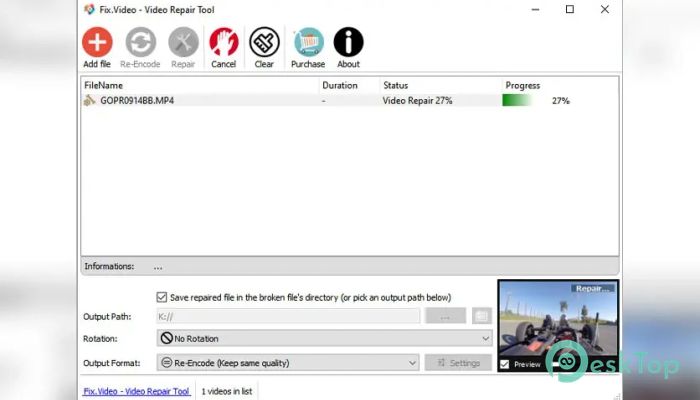 Fix.Video - Video Repair Tool 1.40 完全アクティベート版を無料でダウンロード