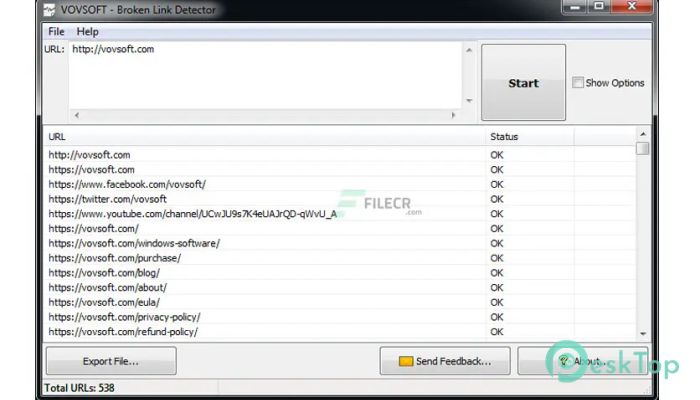 Download VovSoft Broken Link Detector 3.2 Free Full Activated