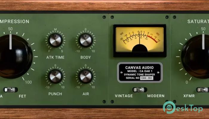 Canvas Audio Oak Dynamic Tone Shaper 1.0.0 完全アクティベート版を無料でダウンロード