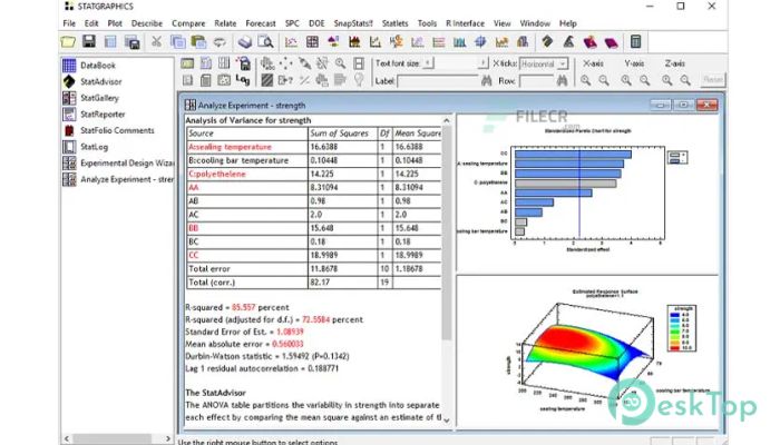 STATGRAPHICS Centurion 19.4.04 Tam Sürüm Aktif Edilmiş Ücretsiz İndir