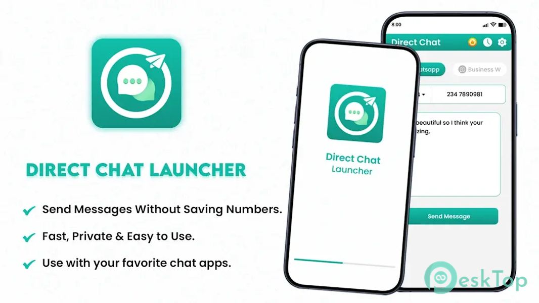 Direct Chat Launcher App 1.1 APK MOD Unlocked (Full) Free Download