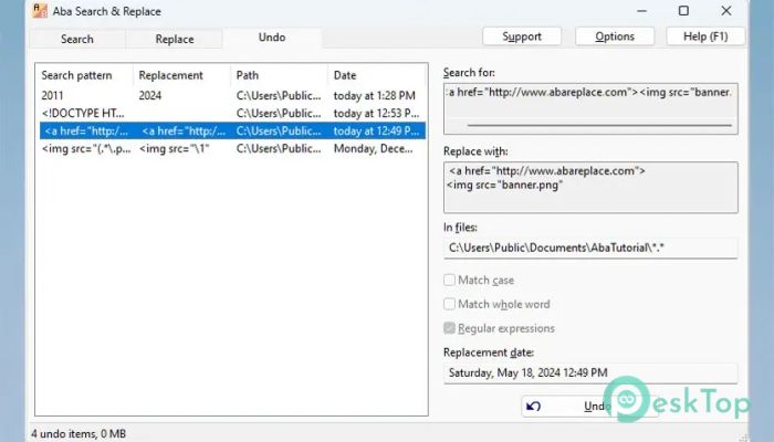Download Aba Search and Replace 1.0 Free Full Activated