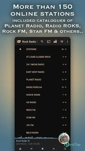 Rock Music online radio 5.0.2 APK MOD Descarga gratuita completa
