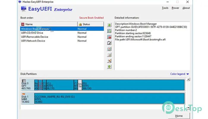 EasyUEFI 5.5 Enterprise / Technician Tam Sürüm Aktif Edilmiş Ücretsiz İndir