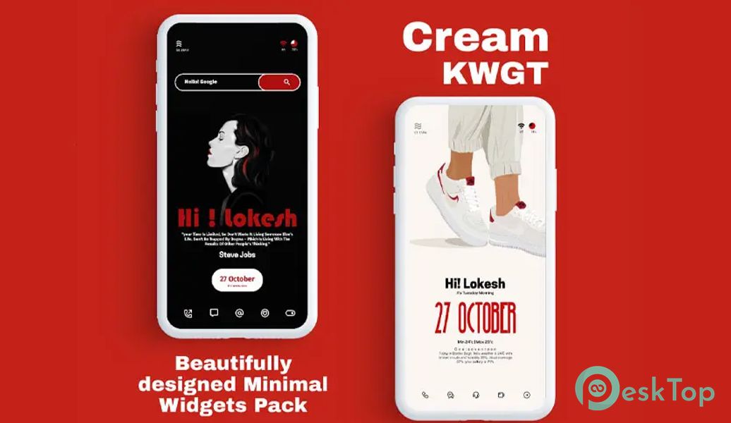 Cream KWGT v2021.Oct 01.12 APK MOD フル無料ダウンロード