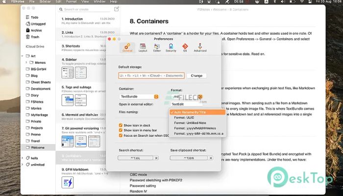 Download FSNotes 6.1.3 Free For Mac