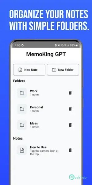 MemoKing GPT: AI Note & Scan 1.002 APK MOD フル無料ダウンロード