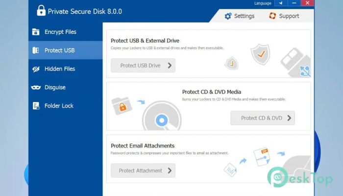 تحميل برنامج ThunderSoft Private Secure Disk 8.1 برابط مباشر