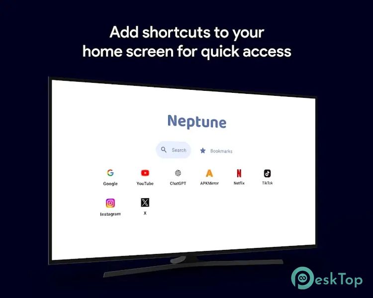 AI-powered Neptune Browser TV 24.11.18 APK MOD Полная бесплатная загрузка