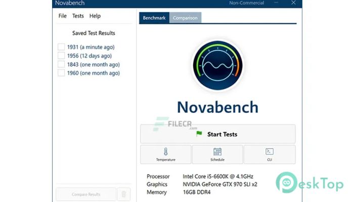  تحميل برنامج NovaBench 4.0.9 برابط مباشر