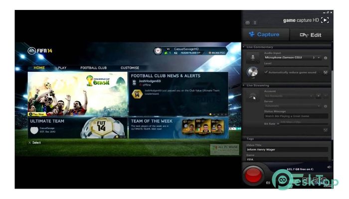 Download Game Capture HD 3.70.34.3034 Free Full Activated