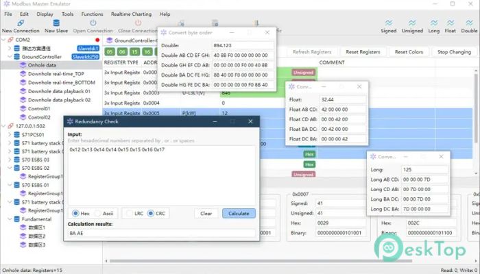 Modbus Master Emulator  2.0.2.9 完全アクティベート版を無料でダウンロード