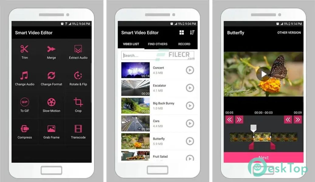 Smart Video Editor – Trim Merge Convert Extract mp3 v1.8 APK MOD Unlocked (Full) Free Download