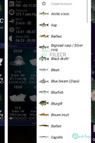 Fishing forecast v7.20 APK MOD 完整免费下载