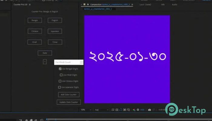 Télécharger Aescripts - Counter Pro  1.0 Gratuitement Activé Complètement