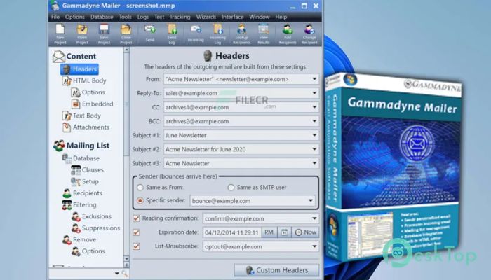 Download Gammadyne Mailer  66.0 Free Full Activated