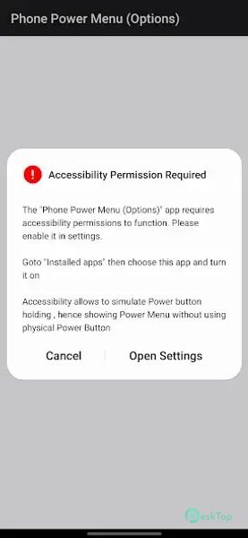 Phone Power Menu (Options) 1.02 APK MOD Descarga gratuita completa