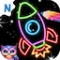 Magic Doodle Art - Neon Glow