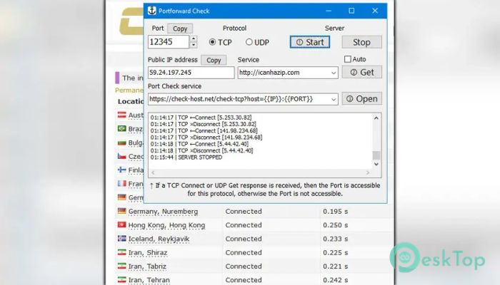 Portforward Check 1.2 Tam Sürüm Aktif Edilmiş Ücretsiz İndir