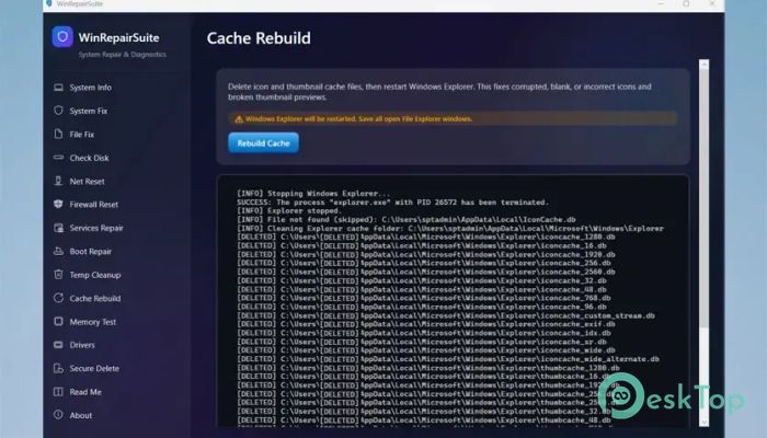 WinRepairSuite 1.0.0 完全アクティベート版を無料でダウンロード
