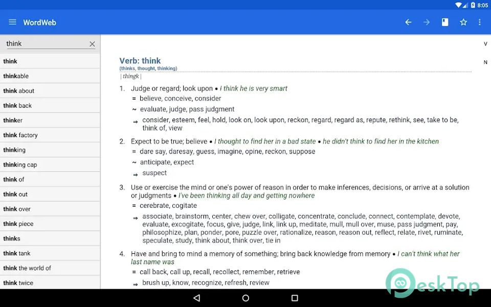 Dictionary - WordWeb 6.01 APK MOD Unlocked (Full) Free Download