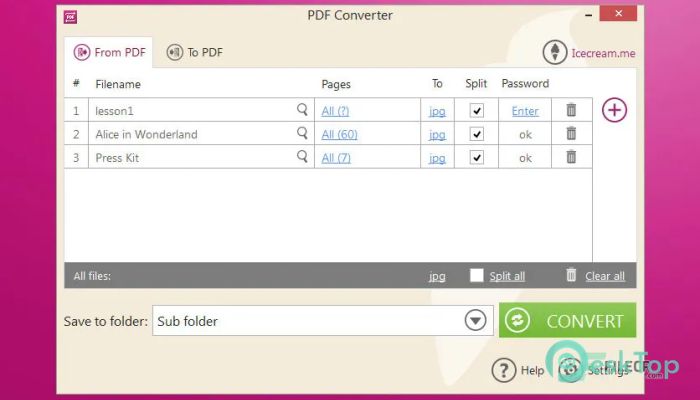 Download Icecream PDF Converter Pro  2.89 Free Full Activated