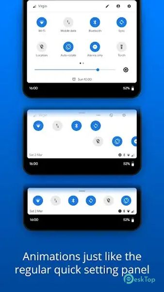 Bottom Quick Settings 6.2.2 APK MOD Tam Ücretsiz İndir